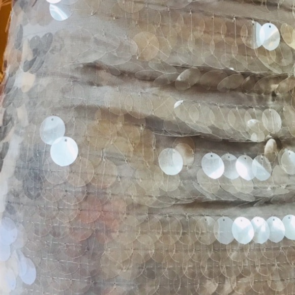 Rachel Roy silver large sequin mini skirt - Picture 3 of 5